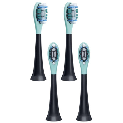 Насадки для зубних щіток Beurer SC 30/50 Premium Protection Plus, для чутливих ясен, 4 шт в комлекті, чорні