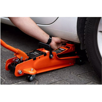 Домкрат Neo Tools, гідравлічний підкатний 2.5т, 85-385мм