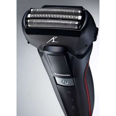 Бритва електр. Panasonic сіткова, 13000 об/хв,  бритв.головок-3, Li-Ion, сух.+волог., тример, 2 насад.,док-станц. , чорний