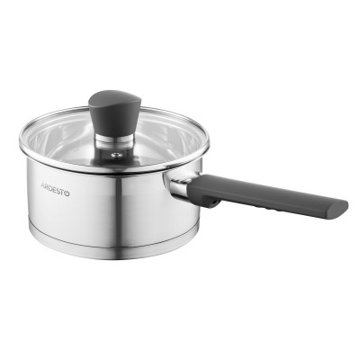 ARDESTO Ківш Gemini, скляна кришка, 1.5 л, нержавіюча сталь ARDESTO Ківш Gemini, скляна кришка, 1.5 л, нержавіюча сталь