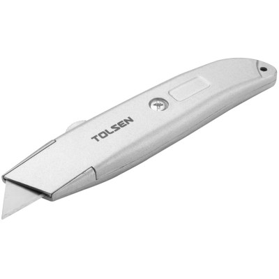 Ніж будівельний трапецієподібний Tolsen, корпус з алюмінію, 150мм