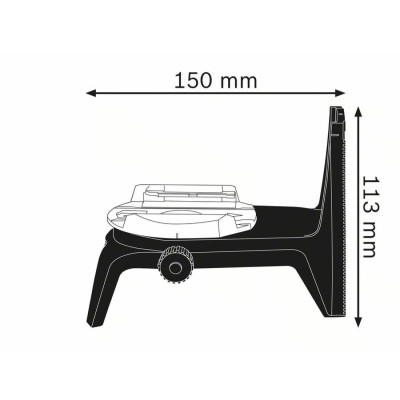 Тримач універсальний Bosch Professional RM2, 150х80х113мм Тримач універсальний Bosch Professional RM2, 150х80х113мм