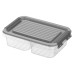 Контейнер двосекційний для зберігання харчових продуктів ARDESTO Fresh 2х0.25л, пластик, прямокутна, сірий Контейнер двосекційний для зберігання харчових продуктів ARDESTO Fresh 2х0.25л, пластик, прямокутна, сірий