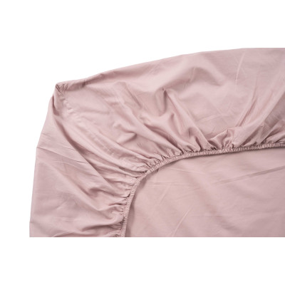 Простирадло на резинці ARDESTO Mix&Match, 180х200+30см, 100% бавовна, сатин, рожевий світлий