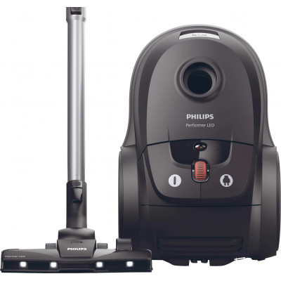 Пилосос Philips мішковий Series 8000, 900Вт, конт пил -4л, НЕРА 13, чорний Пилосос Philips мішковий Series 8000, 900Вт, конт пил -4л, НЕРА 13, чорний