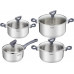 Tefal Набір посуду Daily Cook, 8 предметів, нерж.сталь G712S855