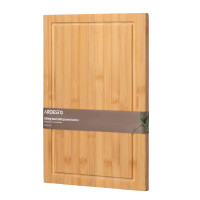 ARDESTO Дошка кухонна з жолобом Midori, 33х22х1.5см, бамбук ARDESTO Дошка кухонна з жолобом Midori, 33х22х1.5см, бамбук
