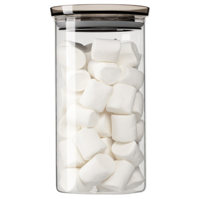 Банка для зберігання ARDESTO Fresh, 1150мл, скло, пластик, прозорий Банка для зберігання ARDESTO Fresh, 1150мл, скло, пластик, прозорий