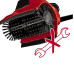 Einhell Щіткова машина PICOBELLA, акумуляторна 18В PXC, 1400 об/хв, щітка 21.5см, 4.1кг (без АКБ та ЗП)