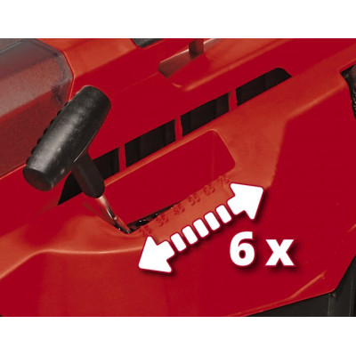 Газонокосарка акумуляторна Einhell PXC GE-CM 36/37 Li 36В(18+18) 37см 45л 25-75мм 14.3кг без АКБ та ЗП