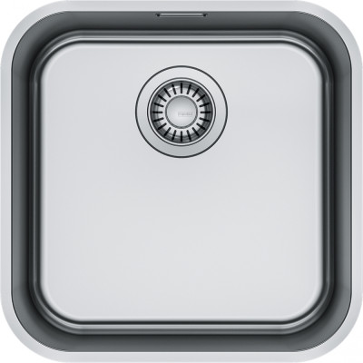 Мийка кухонна Franke Smart, нерж.сталь, квадрат, без крила, 399х399мм, чаша - 1, монтаж під стільницю, SRX 110-40, нерж поліров.