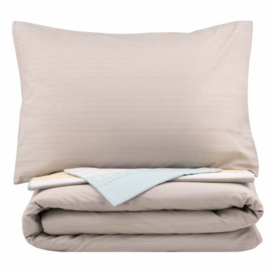 КПБ 1,5сп ARDESTO Gloria, підковдра 160х220см, простирадло 160х220см, наволочки (2) 50х70см, 100% бавовна, сатин, смужки, коричневий КПБ 1,5сп ARDESTO Gloria, підковдра 160х220см, простирадло 160х220см, наволочки (2) 50х70см, 100% бавовна, сатин, смужки, коричневий