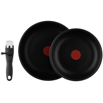 Набір сковорід зі знімною ручкою ARDESTO Gemini, 24,28см, 3 предмети, алюміній Набір сковорід зі знімною ручкою ARDESTO Gemini, 24,28см, 3 предмети, алюміній