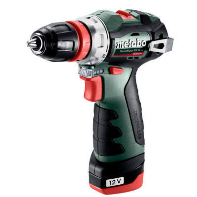 Шурупокрут-дриль акумуляторний Metabo PowerMaxx BS BL Q 12В 2х2.0А·год 20·38Нм кейс 0-400·0-1500об/хв 0.8кг