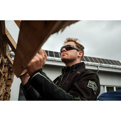 Окуляри захисні Neo Tools протиосколкові, клас захисту FT, резинові дужки, полікарбонат, темно сірий Окуляри захисні Neo Tools протиосколкові, клас захисту FT, резинові дужки, полікарбонат, темно сірий