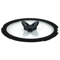 Кришка Tefal Ingenio 26см, скло, силікон, прозоро-чорний Кришка Tefal Ingenio 26см, скло, силікон, прозоро-чорний