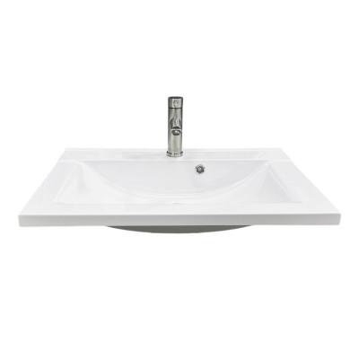 Набір для ванної кімнати, раковина, умивальник Adamant QUANTO 70, штучний камінь, прямокут., з сифоном Click-Clack + змішувач Набір для ванної кімнати, раковина, умивальник Adamant QUANTO 70, штучний камінь, прямокут., з сифоном Click-Clack + змішувач