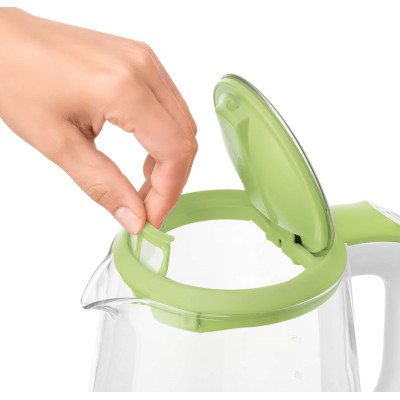 Електрочайник Sencor 2л, Strix, скло, 5 темп.реж, салатовий Електрочайник Sencor 2л, Strix, скло, 5 темп.реж, салатовий