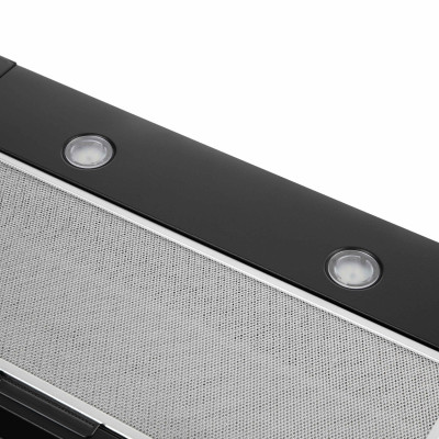 Витяжка Ardesto телескопічна, 60см, 450м3ч, метал, 2х1Вт LED, кнопкове, чорний