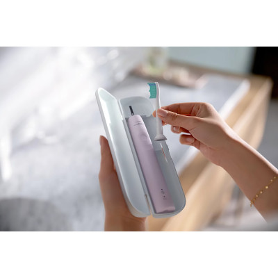 Щітка зубна електр. Philips, Sonicare 3100 series, 31т. колив/хв, насадок-1, рожевий