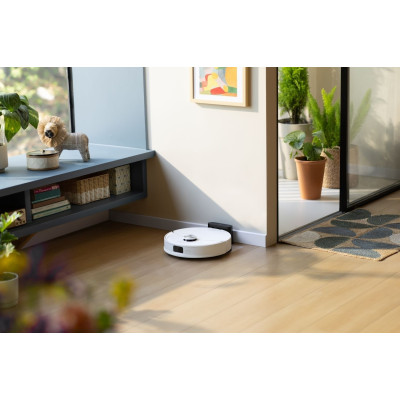 Робот-пилосос RoboRock Q10 VF, h=9.9см, вологе прибирання, конт пил -0.5л, автон. робота до 150хв, Wi-Fi, білий