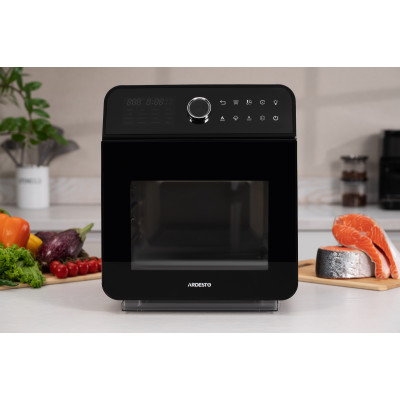 ARDESTO Мультипіч, 2250Вт, об'єм-15л, сенсорне керування, функція приготування на пару, 40-220°C, метал/пластик, біло-чорний ARDESTO Мультипіч, 2250Вт, об'єм-15л, сенсорне керування, функція приготування на пару, 40-220°C, метал/пластик, біло-чорний