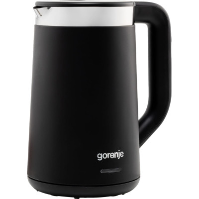 Электрочайник Gorenje 1.7л, Strix контроль, LED дисплей, черный