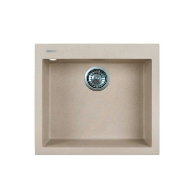 Мийка кухонна Adamant Univer, штучний камінь, квадрат, без крила, 560х500х200мм, чаша - 1, врізна, Avena