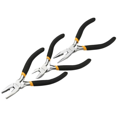 Плоскогубці Tolsen комбіновані, подовжені, бокорізи, набір 3шт Плоскогубці Tolsen комбіновані, подовжені, бокорізи, набір 3шт