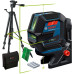 Нівелір лазерний Bosch Professional GCL 2-50 G до 15м ±0.3мм/м зелений промінь з штативом BT 150 тримачем RM 10 чохлом мішенню 0.58кг