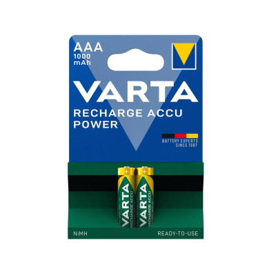 Акумулятор Varta NI-MH Power AAA 1000мА•г, 2шт