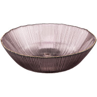 Салатник ARDESTO Mallow, 16.8см, скло, рожевий