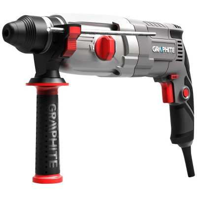 Перфоратор GRAPHITE SDS-plus 800Вт 2.8Дж кейс 3.28кг Перфоратор GRAPHITE SDS-plus 800Вт 2.8Дж кейс 3.28кг