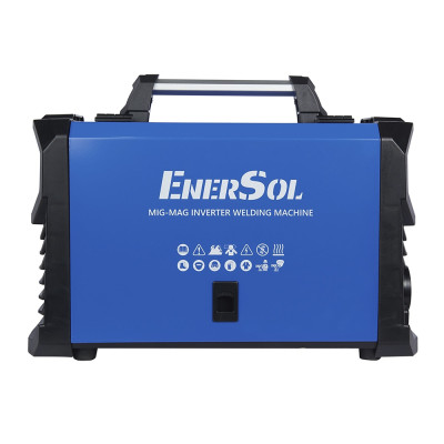 Зварювальний напівавтомат інверторний EnerSol EWM-160AMDS-SP (дріт до 1мм + електрод до 5мм) 20-160А 7.2кВт 160-260В 11.2кг