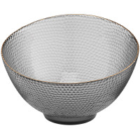 ARDESTO Салатник Commelina, 22см, скло, сірий ARDESTO Салатник Commelina, 22см, скло, сірий