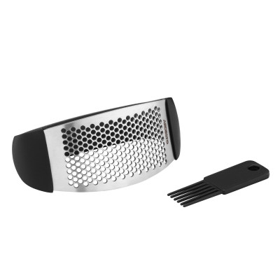 Прес для часнику ARDESTO Gemini, 12см, нержавіюча сталь, пластик, чорний