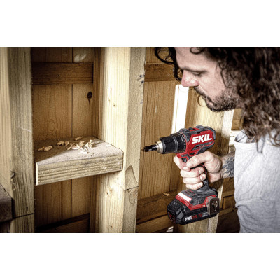 Шурупокрут-дриль акумуляторний SKIL 3065 CA Compact 20В 60Нм 500·1800об/хв 0.9кг без АКБ та ЗП