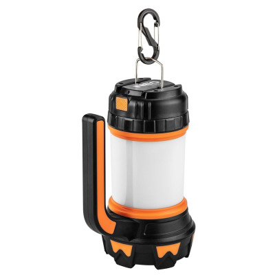 Neo Tools Ліхтар кемпінговий акумуляторний, 3в1, 1200мА•год, 800лм, 10Вт, 4 функції освітлення, power bank, червоне світло Neo Tools Ліхтар кемпінговий акумуляторний, 3в1, 1200мА•год, 800лм, 10Вт, 4 функції освітлення, power bank, червоне світло