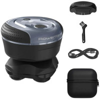 Бритва електр. для голови Rowenta роторна Gentle Bald, бритв.головок-5, Li-Ion, сух.+волог., чорно-синій Бритва електр. для голови Rowenta роторна Gentle Bald, бритв.головок-5, Li-Ion, сух.+волог., чорно-синій