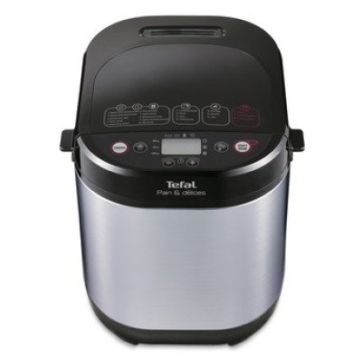 Хлібопічка Tefal PainEtDelice 720Вт, програм-1, макс.вага -1кг, форма-прямокутник, метал, чорний