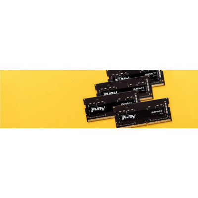 Kingston Пам'ять до ноутбука DDR4 3200 16GB FURY Impact Kingston Пам'ять до ноутбука DDR4 3200 16GB FURY Impact