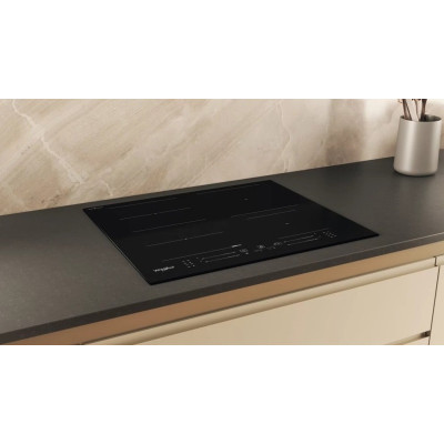 Варильна поверхня Whirlpool індукційна, 60см, розширена зона, чорний Варильна поверхня Whirlpool індукційна, 60см, розширена зона, чорний