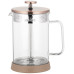 Френч-прес ARDESTO Gemini, 800мл, боросилікатне скло, нержавіюча сталь, прозорий, мідний