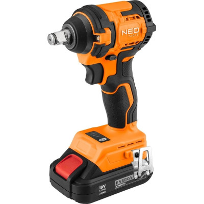 Neo Tools Гайковерт ударний Energy+ 18В безщітковий 2500об·хв 350Нм 1/2 Neo Tools Гайковерт ударний Energy+ 18В безщітковий 2500об·хв 350Нм 1/2