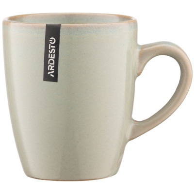 Чашка ARDESTO Lecco, 390мл, кераміка, сірий