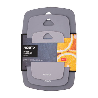 ARDESTO Набір дошок кухонних Gemini, 3шт, 20.5x15см, 30x20см, 35x25см, пластик ARDESTO Набір дошок кухонних Gemini, 3шт, 20.5x15см, 30x20см, 35x25см, пластик