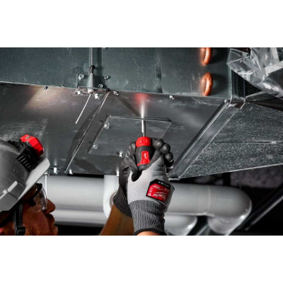 Викрутка Milwaukee, 8 насадок, руків'я двокомпонентне, PH1,PH2,PZ1,PZ2,T15,SL 0.6x4.5,SL 1.2x6.5мм Викрутка Milwaukee, 8 насадок, руків'я двокомпонентне, PH1,PH2,PZ1,PZ2,T15,SL 0.6x4.5,SL 1.2x6.5мм