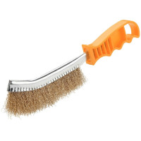 Щітка пряма Tolsen, рифлений дріт 0.3мм, 120мм, пластикове руків'я