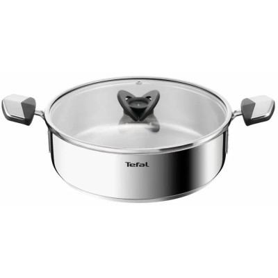 Сотейник Tefal Emotion+, з кришкою, 24см, нержавіюча сталь, бакеліт