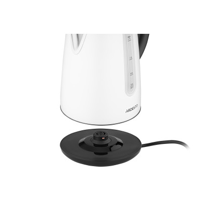 ARDESTO Электрочайник AEKL-F300W 1.7л/2200Вт/strix контроль/нерж.сталь/белый